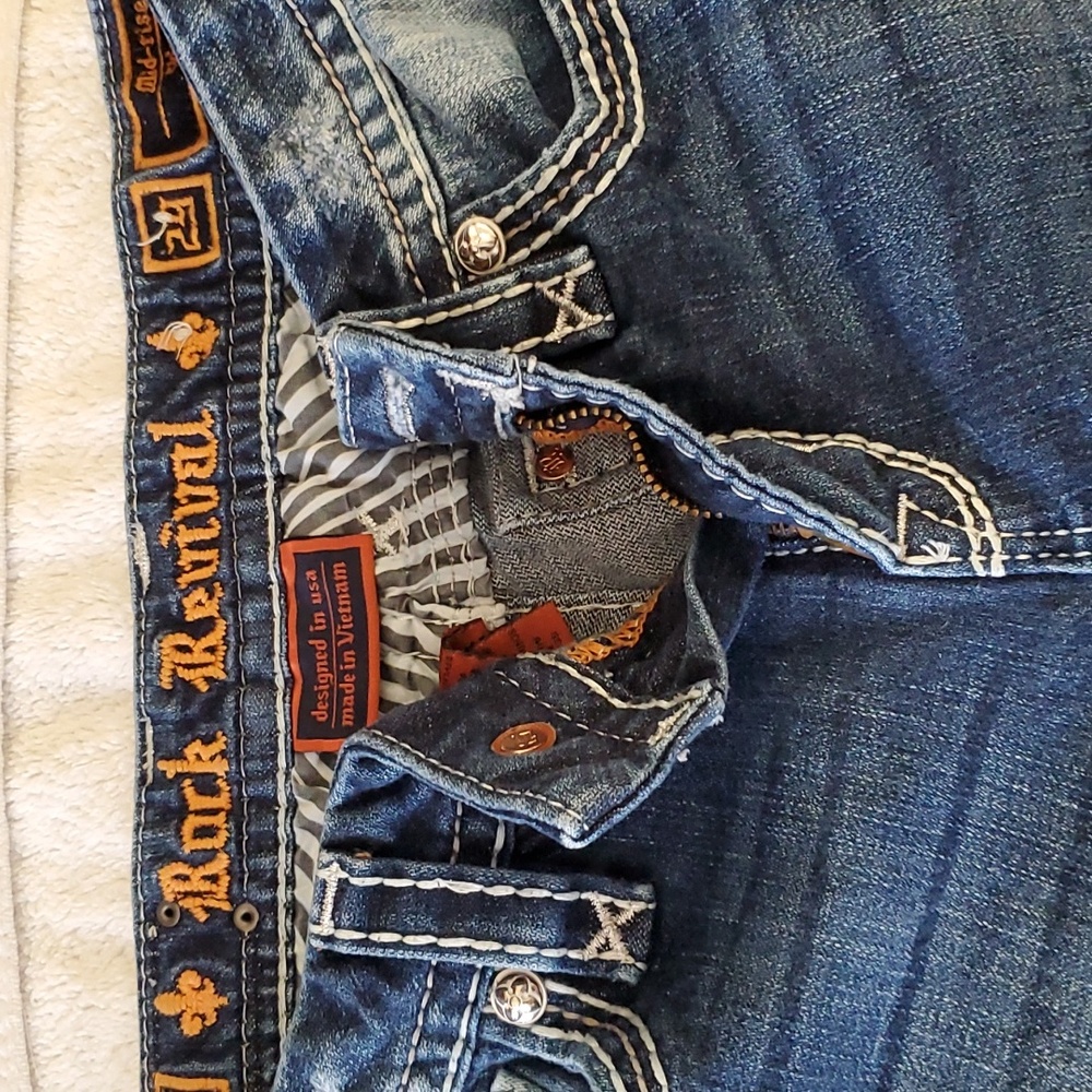 COPY - Rock Revival mid rise/skinny jeans